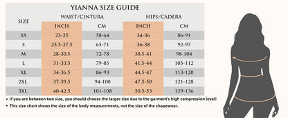YIANNA Fajas Colombianas Shapewear for Women Tummy Control Post Surgery Full Body Shaper Butt Lifter with Zipper Crotch